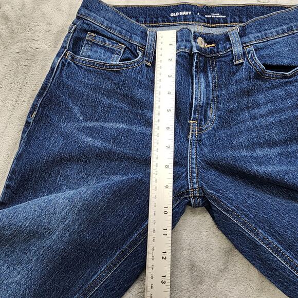 Old Navy Jeans Womens 2 Blue Mid Rise Wow Boyfriend Straight Relaxed Stretch - Picture 9 of 12